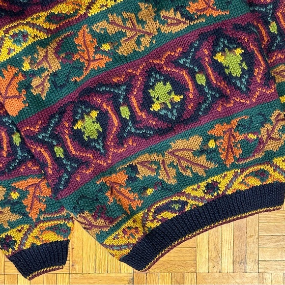 Principles Vintage Multicolour Large Wool Sweater - Picture 6 of 6